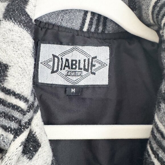 Vintage Navajo Aztec Wool Blend Jacket by DiaBlue Fashions – Size Medium - Picture 7 of 11